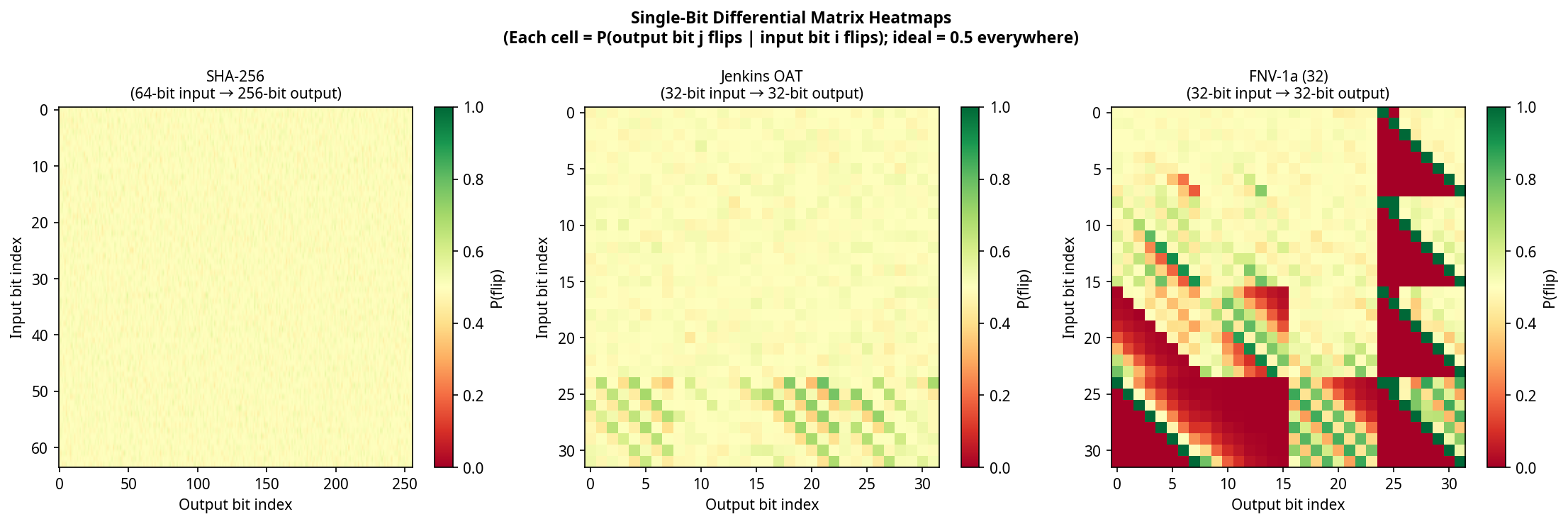 Differential matrix heatmaps
